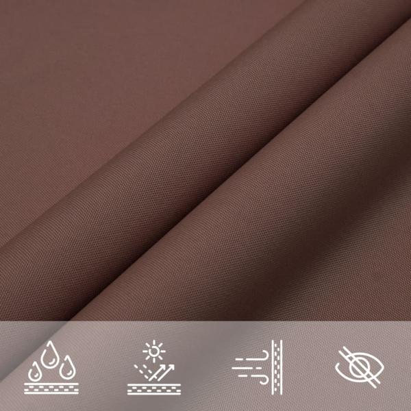 Sonnensegel Oxford-Gewebe Quadratisch 2x2 m Braun