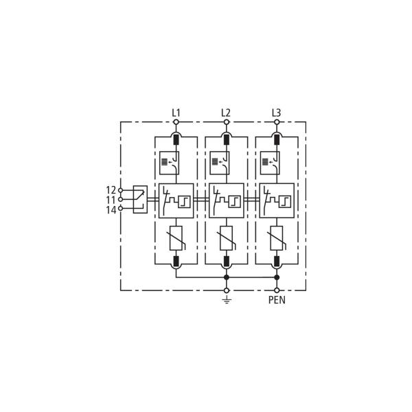 Dehn Modularer Überspannungs-Ableiter DEHNguard M TNC ACI 275 FM (952330)