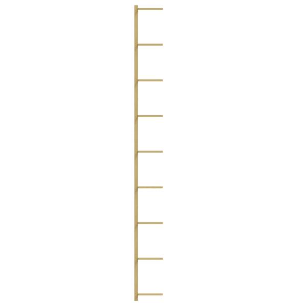 Wand-Weinregale für 9 Flaschen 2 Stk. Golden Eisen