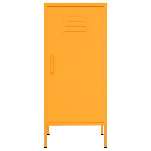 Lagerschrank Senfgelb 42,5x35x101,5 cm Stahl