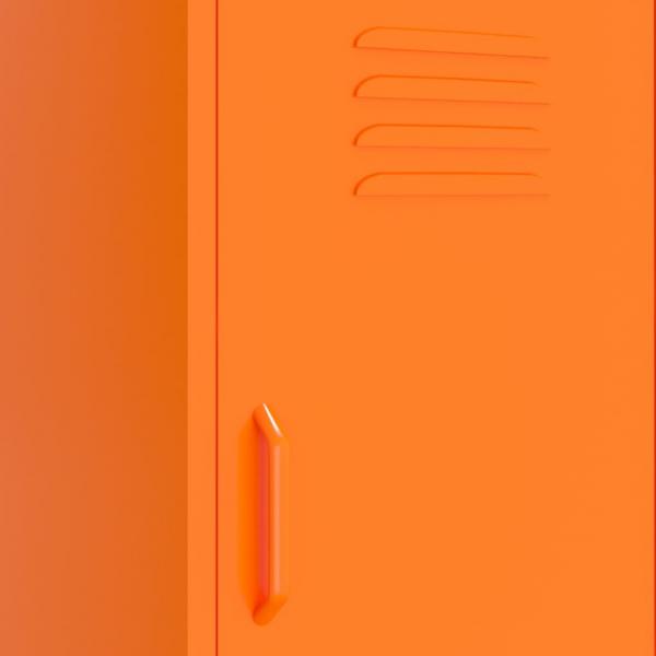 Lagerschrank Orange 42,5x35x101,5 cm Stahl