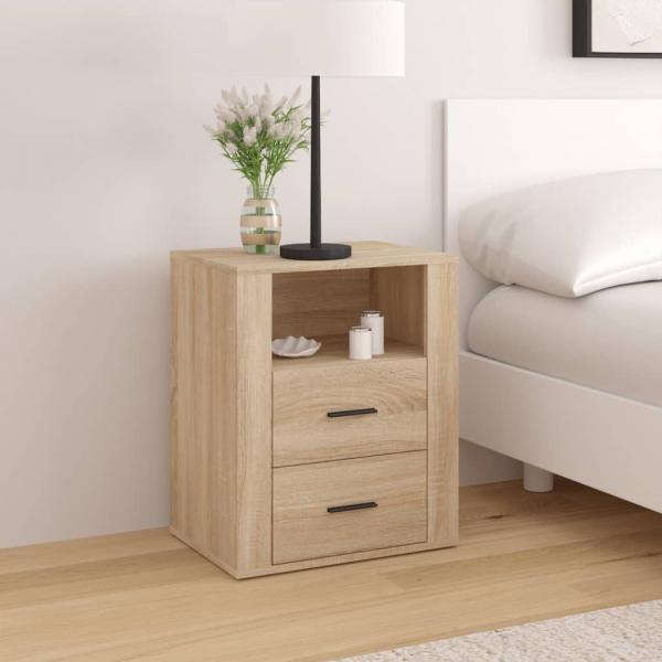 ARDEBO.de - Nachttisch Sonoma-Eiche 50x36x60 cm Holzwerkstoff