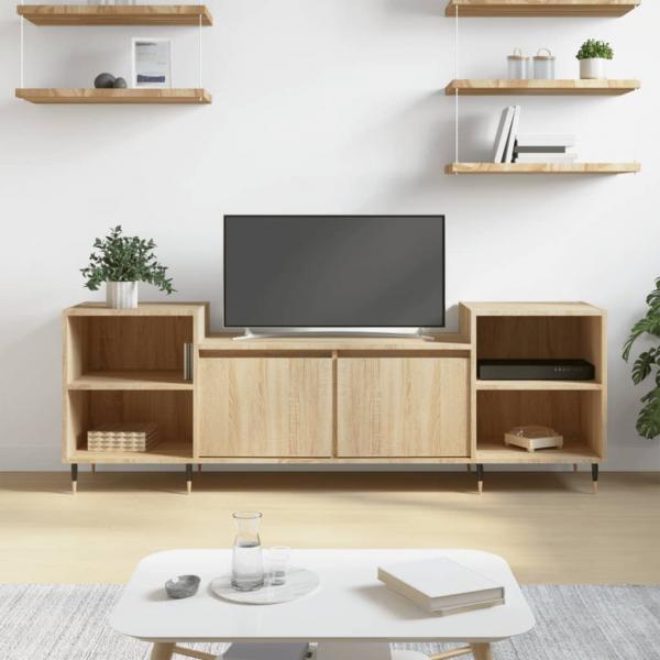 ARDEBO.de - TV-Schrank Sonoma-Eiche 160x35x55 cm Holzwerkstoff