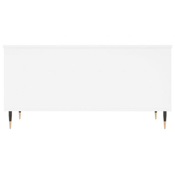 Couchtisch Weiß 90x44,5x45 cm Holzwerkstoff