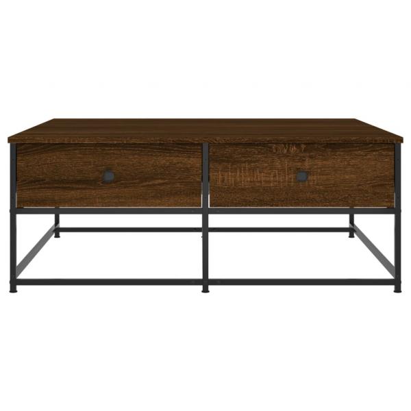 Couchtisch Braun Eichen-Optik 100x99x40 cm Holzwerkstoff