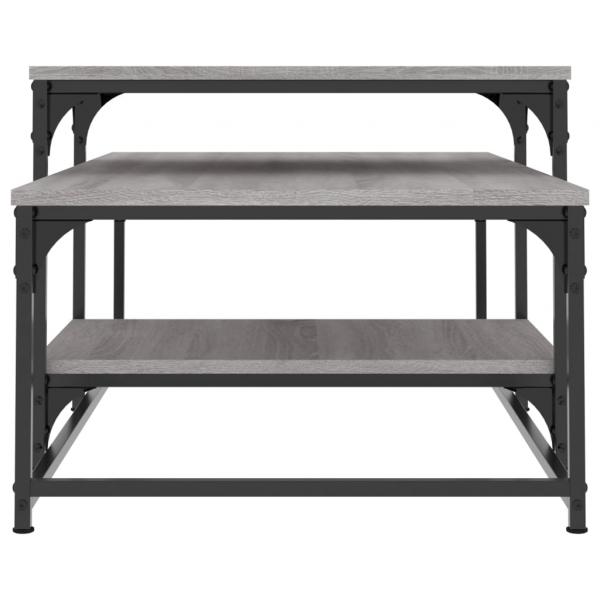 Couchtisch Grau Sonoma 102x60x45 cm Holzwerkstoff
