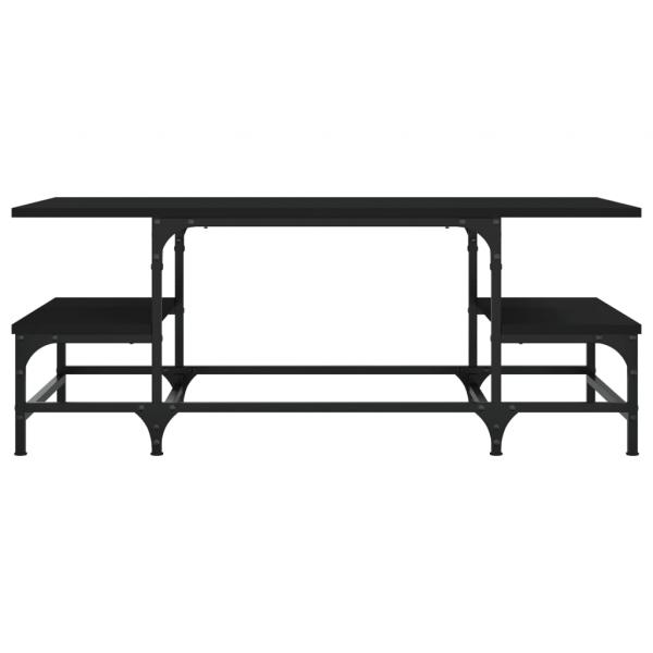 Couchtisch Schwarz 100x50,5x40 cm Holzwerkstoff