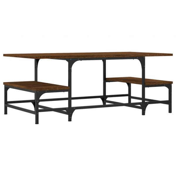 Couchtisch Braun Eichen-Optik 100x50,5x40 cm Holzwerkstoff
