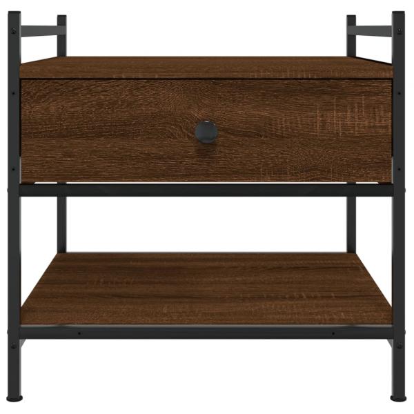Couchtisch Braun Eichen-Optik 50x50x50 cm Holzwerkstoff