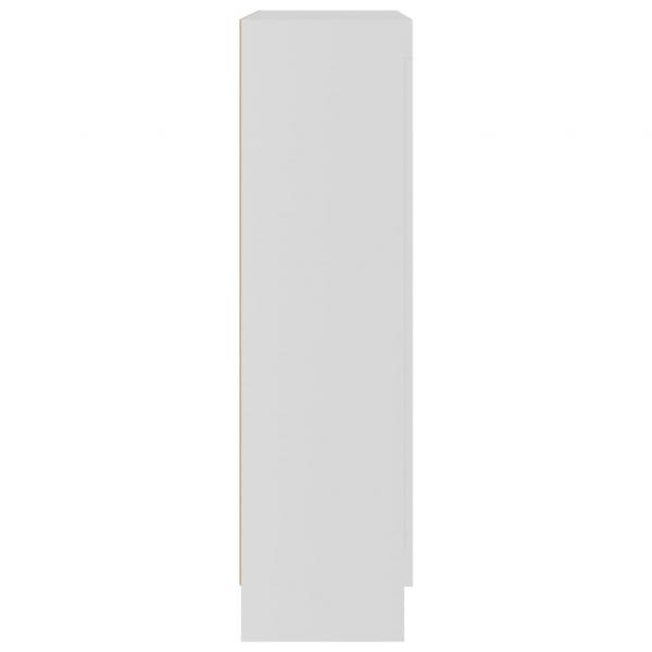 Bücherschrank Weiß 82,5x30,5x115 cm Holzwerkstoff