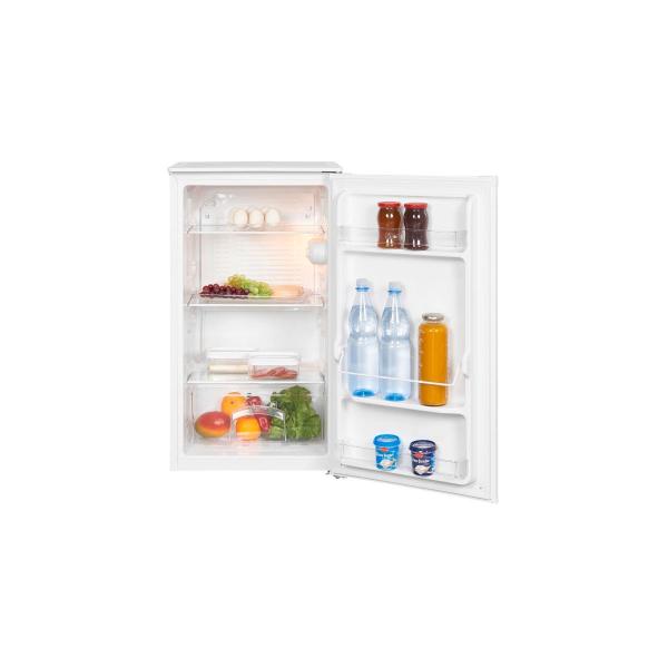Exquisit KS116-V-042E Standkühlschrank, 48 cm breit, 88L, Gemüseschublade, Temperatureinstellung, weiß