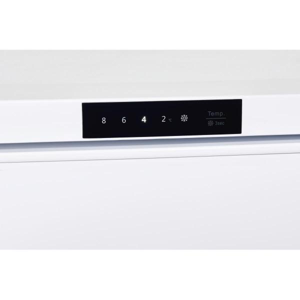 Exquisit KS16-4-HE-010D Standkühlschrank, 56 cm breit, 120 L, Temperatureinstellung, Eierablagen, Gemüseschublade, Schnellgefrieren, weiß