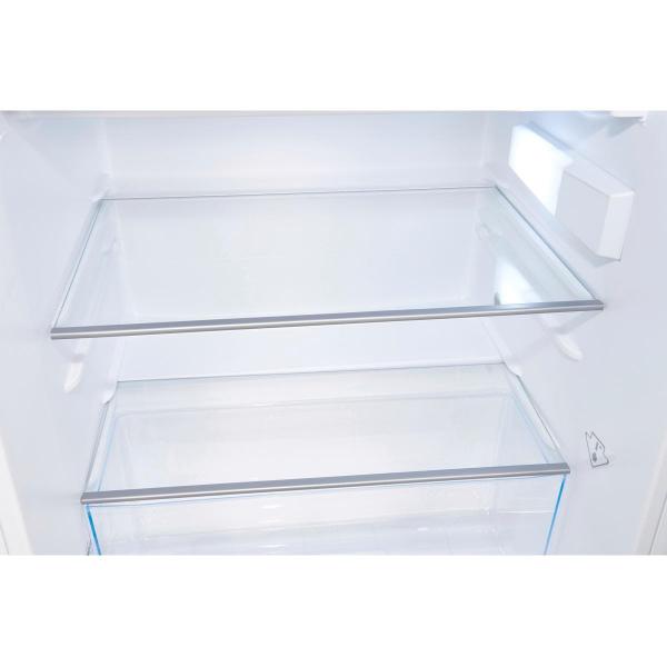 Exquisit KS16-4-HE-010D Standkühlschrank, 56 cm breit, 120 L, Temperatureinstellung, Eierablagen, Gemüseschublade, Schnellgefrieren, weiß