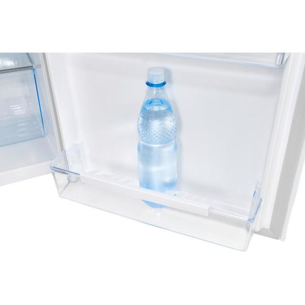 Exquisit KS16-4-HE-010D Standkühlschrank, 56 cm breit, 120 L, Temperatureinstellung, Eierablagen, Gemüseschublade, Schnellgefrieren, weiß