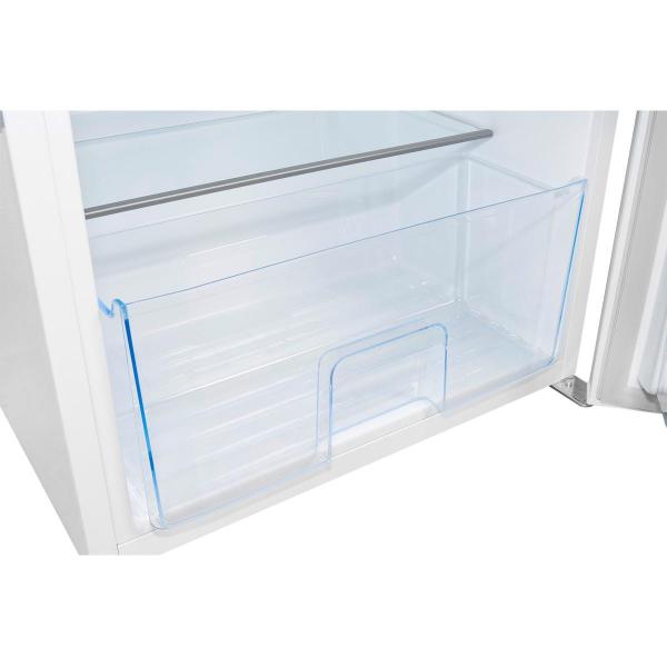 Exquisit KS16-4-HE-010D Standkühlschrank, 56 cm breit, 120 L, Temperatureinstellung, Eierablagen, Gemüseschublade, Schnellgefrieren, weiß