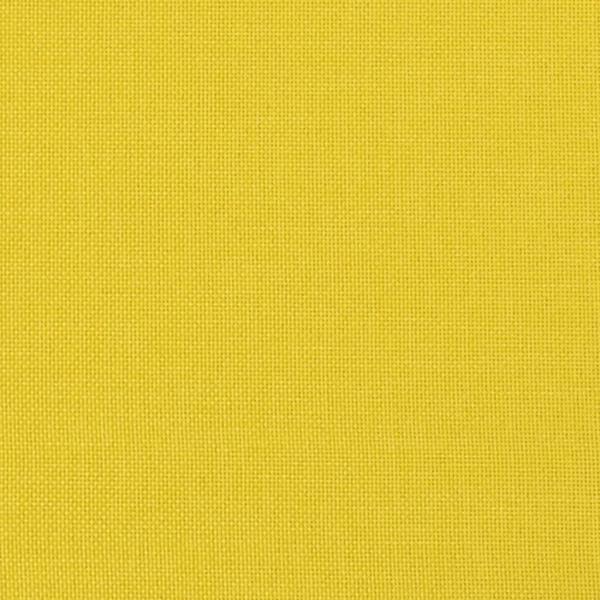 2-Sitzer-Sofa mit Zierkissen Hellgelb 120 cm Stoff