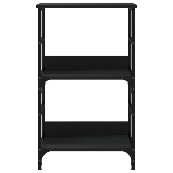 Bücherregal Schwarz 50x33x82 cm Holzwerkstoff