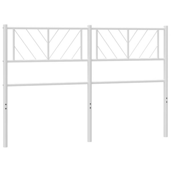 Kopfteil Metall Weiß 120 cm