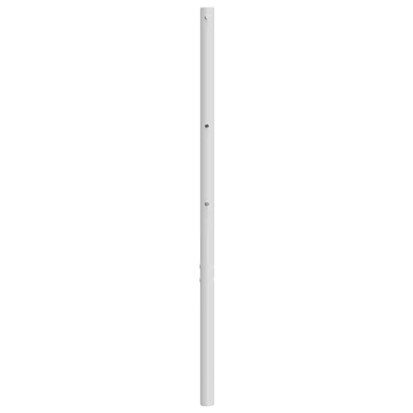 Ersatz-Kopfteil Metall Weiß 150 cm