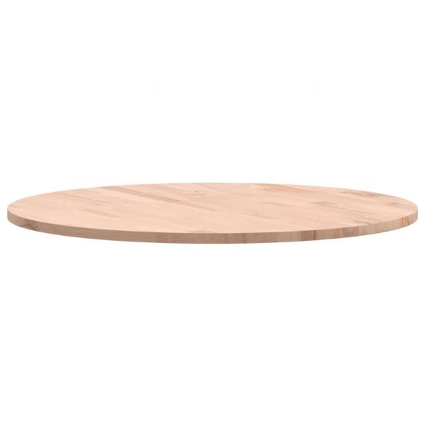 Tischplatte Ø60x1,5 cm Rund Massivholz Buche