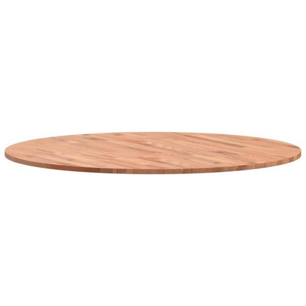 Tischplatte Ø90x1,5 cm Rund Massivholz Buche