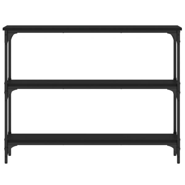 Konsolentisch Schwarz 100x22,5x75 cm Holzwerkstoff