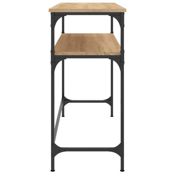 Konsolentisch Sonoma-Eiche 100x35,5x75 cm Holzwerkstoff