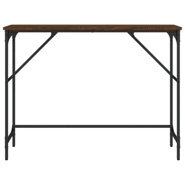 Konsolentisch Braun Eichen-Optik 100x32x75 cm Holzwerkstoff