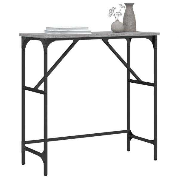 Konsolentisch Grau Sonoma 75x32x75 cm Holzwerkstoff