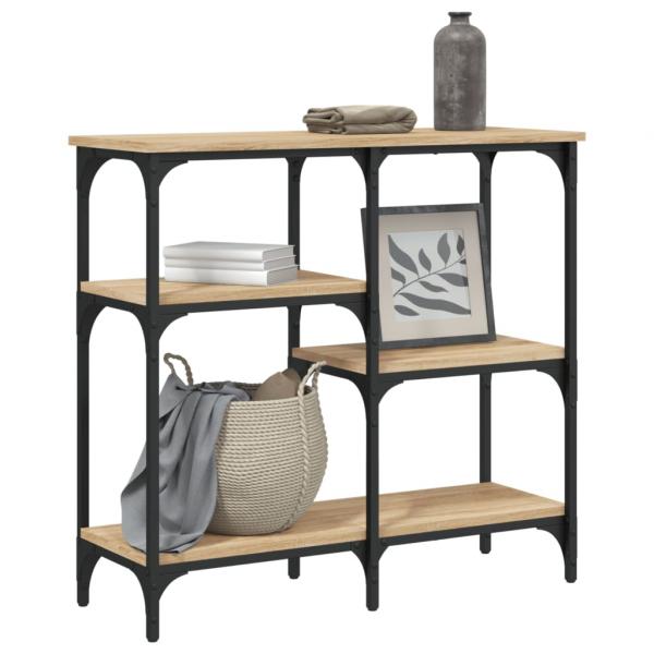 Konsolentisch Sonoma-Eiche 80x29x75 cm Holzwerkstoff