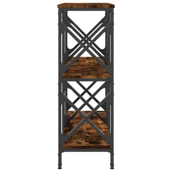 Konsolentisch Räuchereiche 100x28x80,5 cm Holzwerkstoff