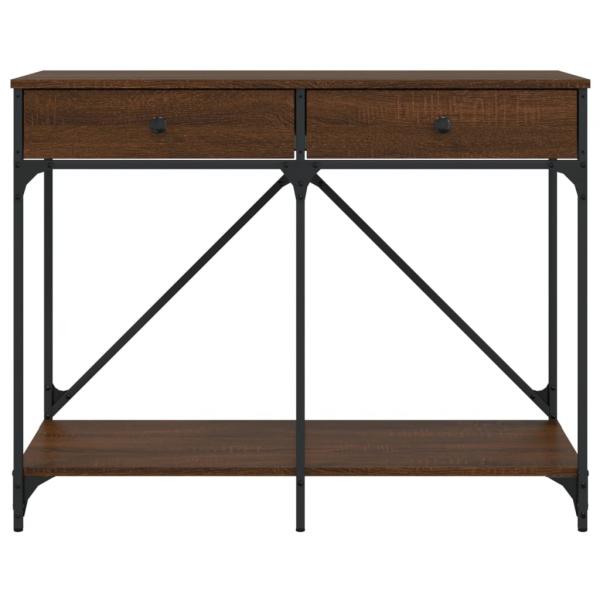 Konsolentisch Braun Eichen-Optik 100x39x78,5 cm Holzwerkstoff