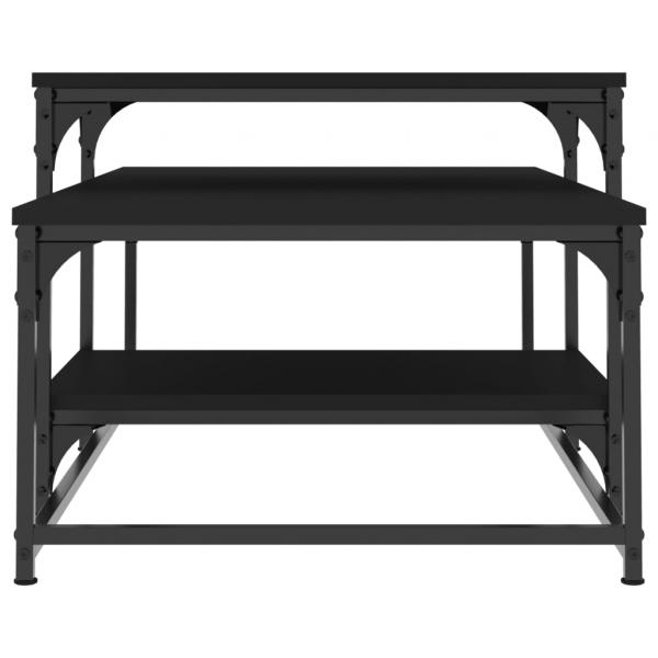 Couchtisch Schwarz 102x60x45 cm Holzwerkstoff