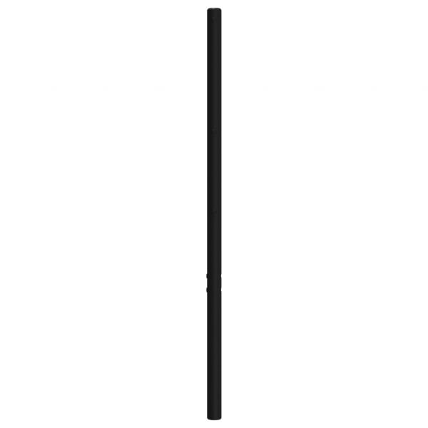 Kopfteil Metall Schwarz 135 cm