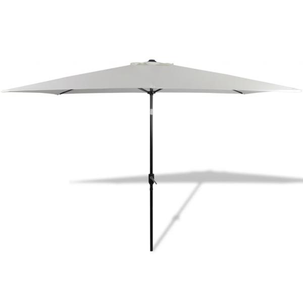 Sonnenschirm 200 x 300 cm Sandweiß rechteckig
