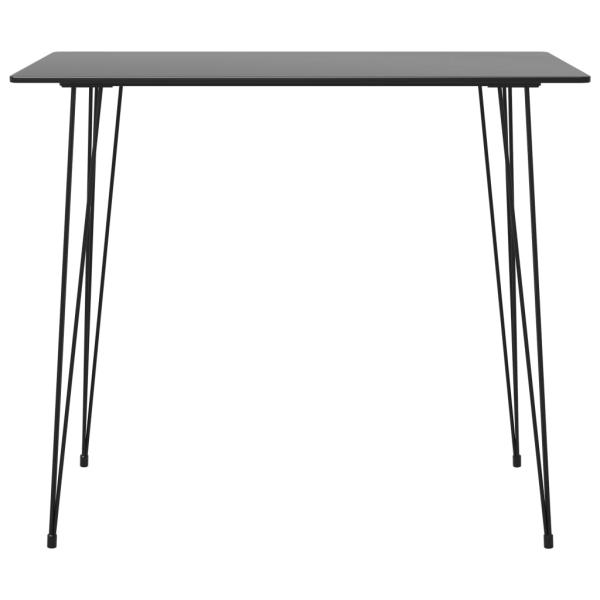 Bartisch Schwarz 120x60x105 cm
