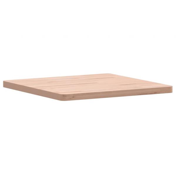 Tischplatte 50x50x2,5 cm Quadratisch Massivholz Buche