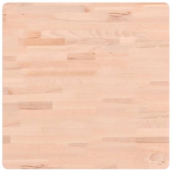 Tischplatte 60x60x2,5 cm Quadratisch Massivholz Buche
