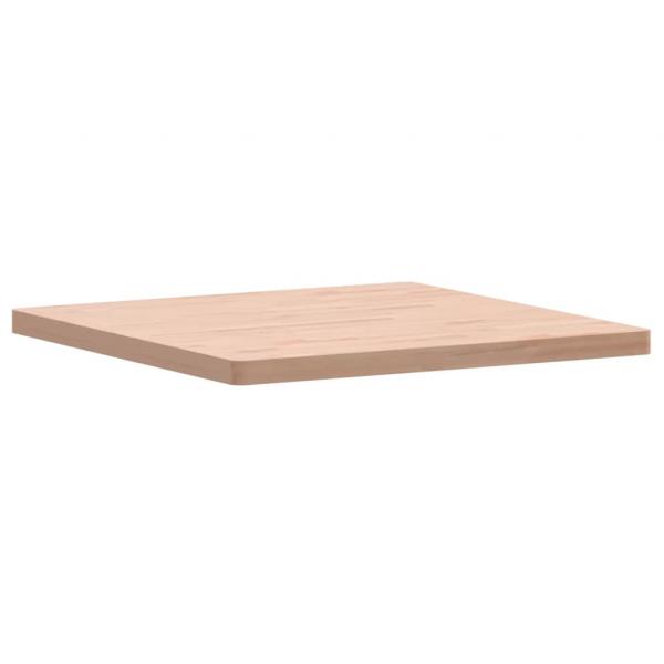 Tischplatte 80x80x4 cm Quadratisch Massivholz Buche