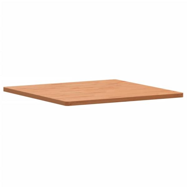 Tischplatte 80x80x2,5 cm Quadratisch Massivholz Buche