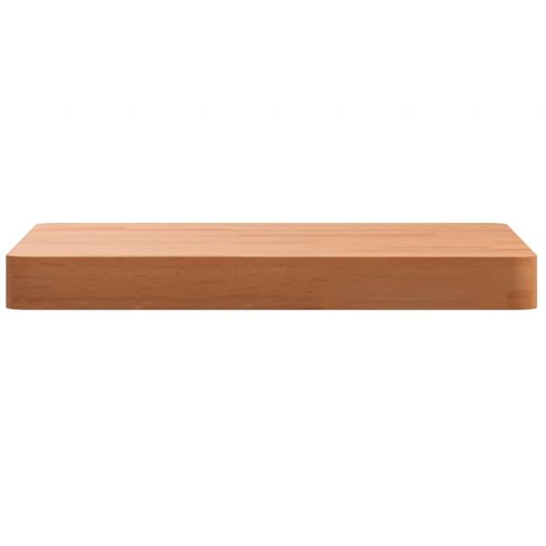 Tischplatte 40x40x4 cm Quadratisch Massivholz Buche