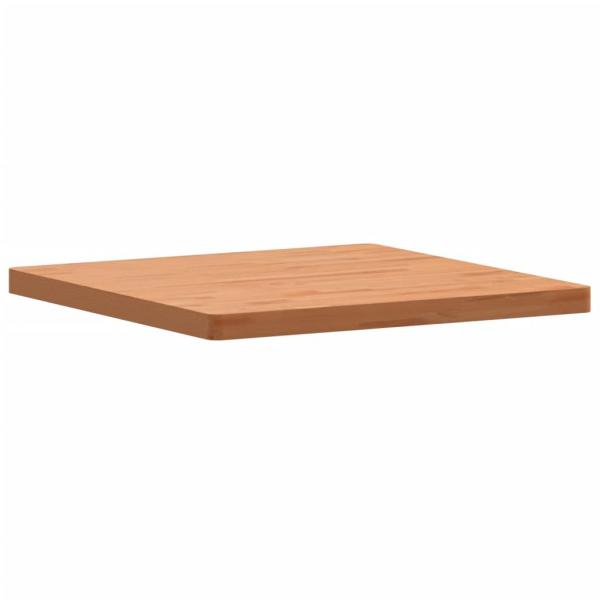 Tischplatte 70x70x4 cm Quadratisch Massivholz Buche