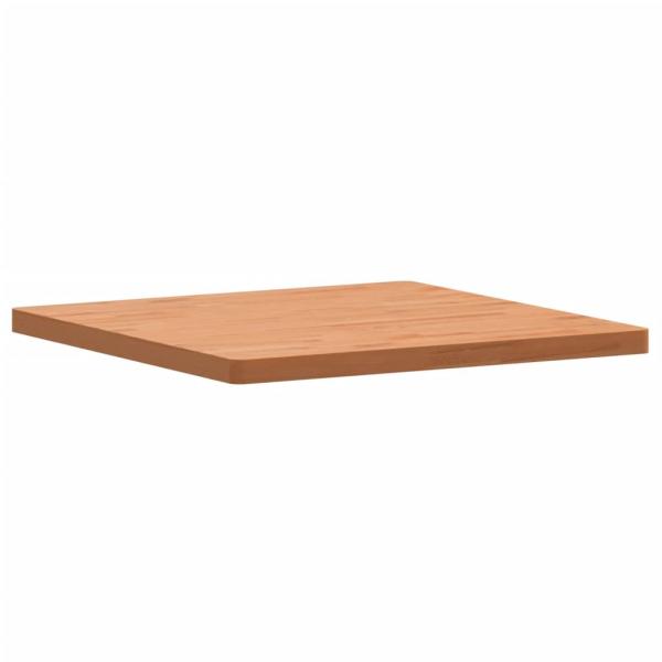 Tischplatte 80x80x4 cm Quadratisch Massivholz Buche