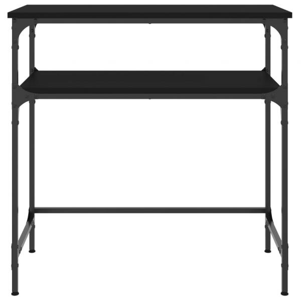 Konsolentisch Schwarz 75x35,5x75 cm Holzwerkstoff