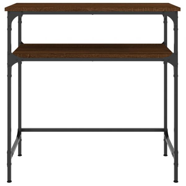 Konsolentisch Braun Eichen-Optik 75x35,5x75 cm Holzwerkstoff