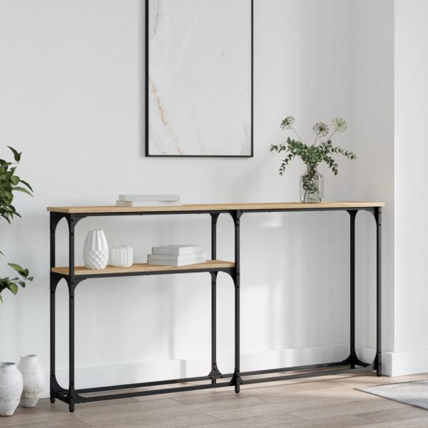 ARDEBO.de - Konsolentisch Sonoma-Eiche 145x22,5x75 cm Holzwerkstoff