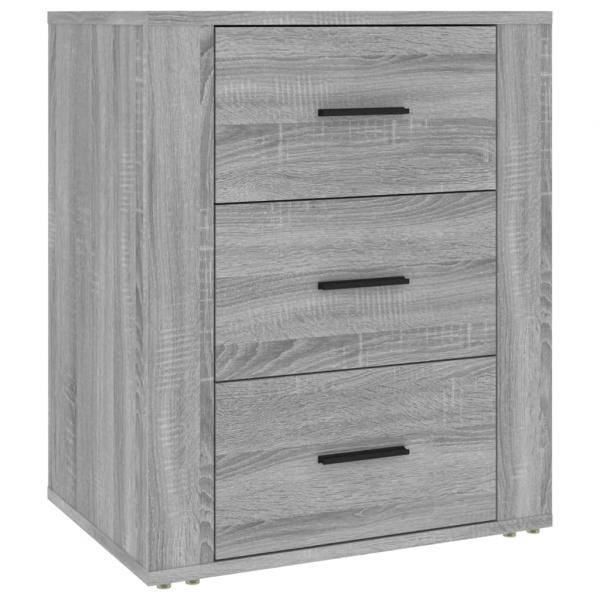 Nachttisch Grau Sonoma 50x36x60 cm Holzwerkstoff