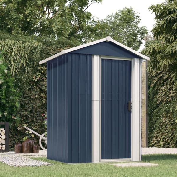 ARDEBO.de - Geräteschuppen Anthrazit 126x97,5x177 cm Verzinkter Stahl