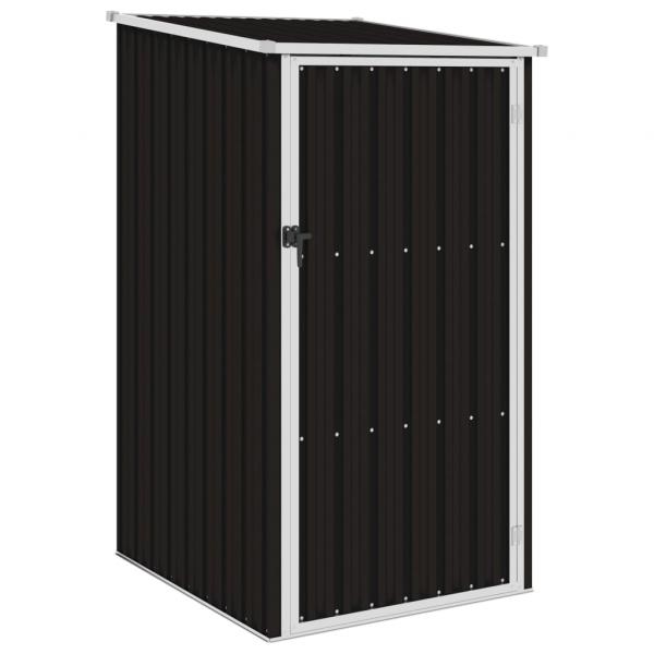 ARDEBO.de - Gerätehaus Braun 87x98x159 cm Verzinkter Stahl  