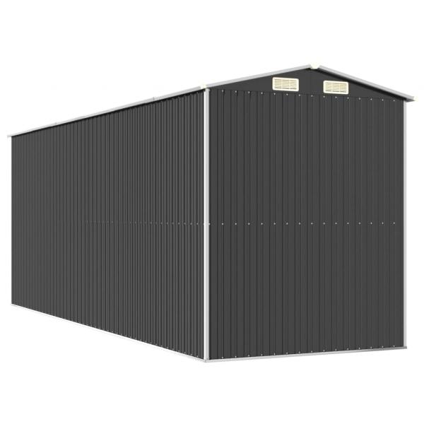 Geräteschuppen Anthrazit 192x523x223 cm Verzinkter Stahl
